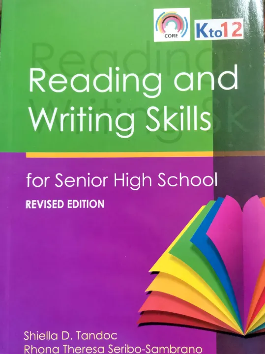 Reading and Writing Skills for SHS Revised Edition 2016 l Tandoc