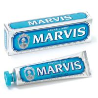 MARVIS Aquatic Mint Toothpaste 75ml. (หลอดสีฟ้า/น้ำเงิน)