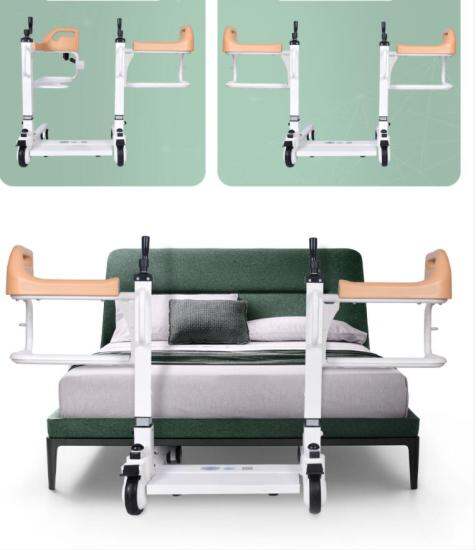 Hcmlc03 ghế nâng hạ bằng tay quay hỗ trợ đi tolet tắm rửa cho người già - ảnh sản phẩm 2