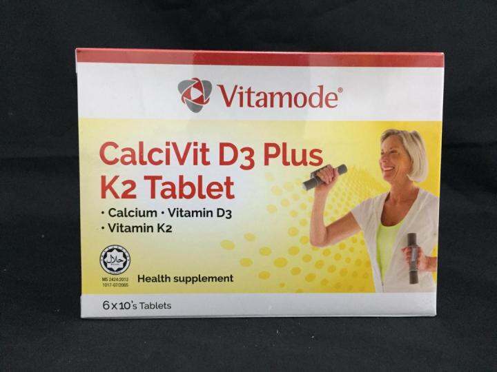 VITAMODE CalciVit D3 Plus K2 Tablet 60's Lazada
