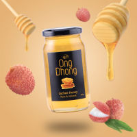 OngDhong Lychee Honey 485g น้ำผึ้งอองตอง น้ำผึ้งลิ้นจี่ 485 กรัม (1 ขวด)