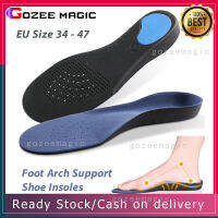 Gozeemagic (1 คู่) Unisex Foot Arch Support พื้นรองเท้าแทรกเบาะโฟมส้นแบน Heal รองเท้าแทรกแผ่นรองเท้า Orthopedic Plantar Fasciitis Insole