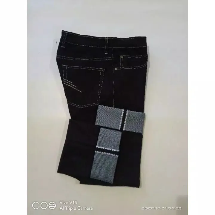 black selvedge denim