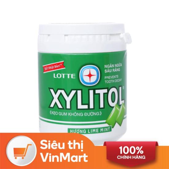 Siêu thị vinmart - kẹo gum xylitol lime mint hộp 137.8g - ảnh sản phẩm 4