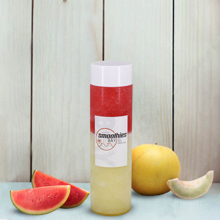 One (1) bottle 480ml Smoothie Bay Pure fruit made Watermelon Honey Melon Smoothie Ice Blended