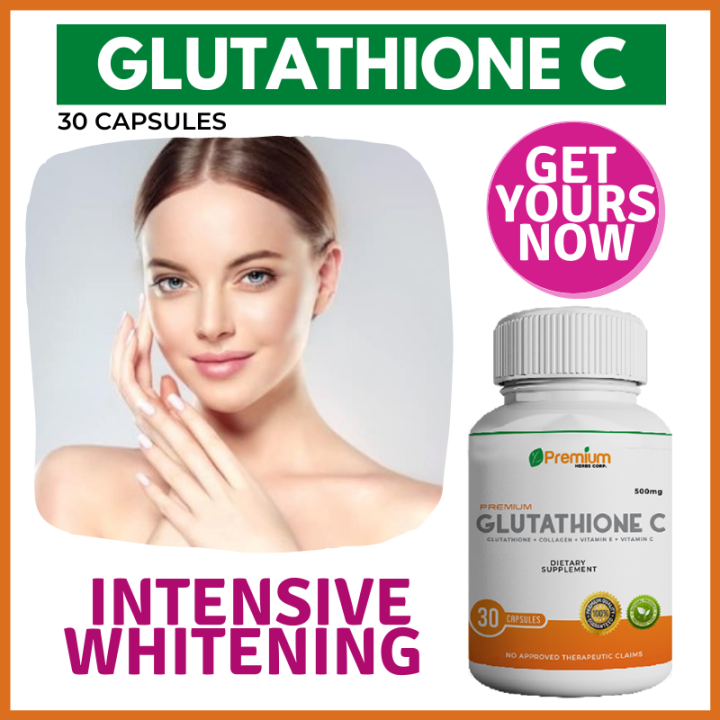 100% Authentic Glutathione C Capsule with Alkaline 30 Colagen Vitamin E ...