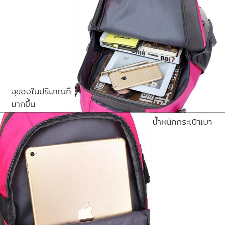 nqt84-โปรโมชั่น-backpack-กระเป๋า-กระเป๋าเป้-กระเป๋าสะพายหลัง-กระเป๋านักเรียน-กระเป๋าแฟชั่น-กระเป๋าชาย-หญิง-กระเป๋าเป้สะพายหลัง-กระเป๋าหน