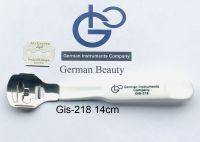 German Instruments  ที่ขูดส้นเท้า  Corn Cutter ด้ามพลาสติกใส ขนาด 14 cm รุ่น  Gis-218