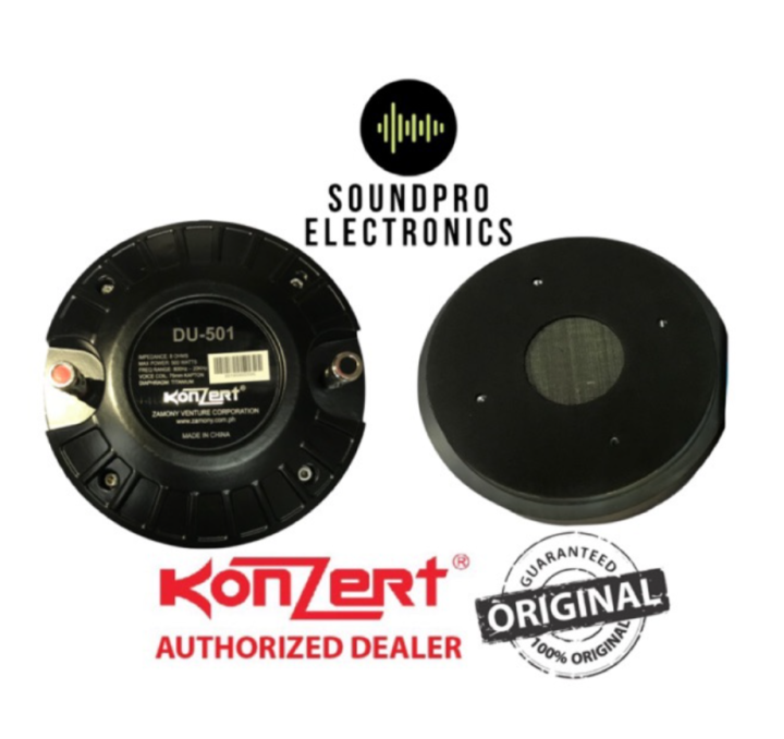 Konzert DU-501 Speaker Driver 100% Original | Lazada PH