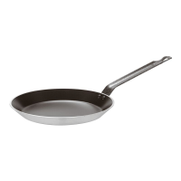 PADERNO Aluminium Crepe Pan Non-Stick Coating, Iron Handle, D=26 cm., H=1.5 cm. กระทะเครป กระทะแบนทำเครป กระทะแพนเค้ก อลูมิเนียม นอนสติ๊ก เส้นผ่านศูนย์กลาง26ซม. สูง1.5ซม. [GGM™]