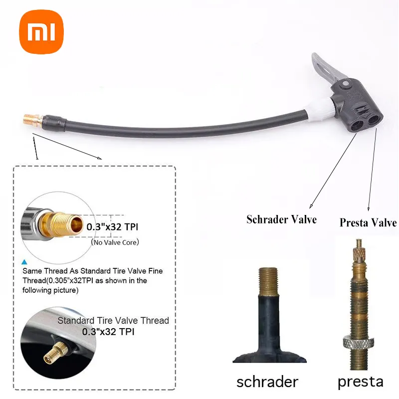 xiaomi pump presta valve