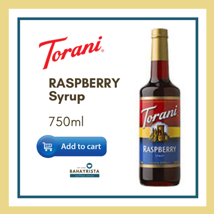 Torani Raspberry Syrup 750ml Lazada PH