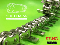 KANA โซ่60-K1-SS สแตนเลสมีปีก2ข้าง กาน่า STAINLESS STEEL ROLLER CHAIN (JAPAN)/1กล่อง =10ฟุต