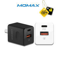 Momax ONE Plug Dual Port Charger PD3.0 + QC3.0 total 20W