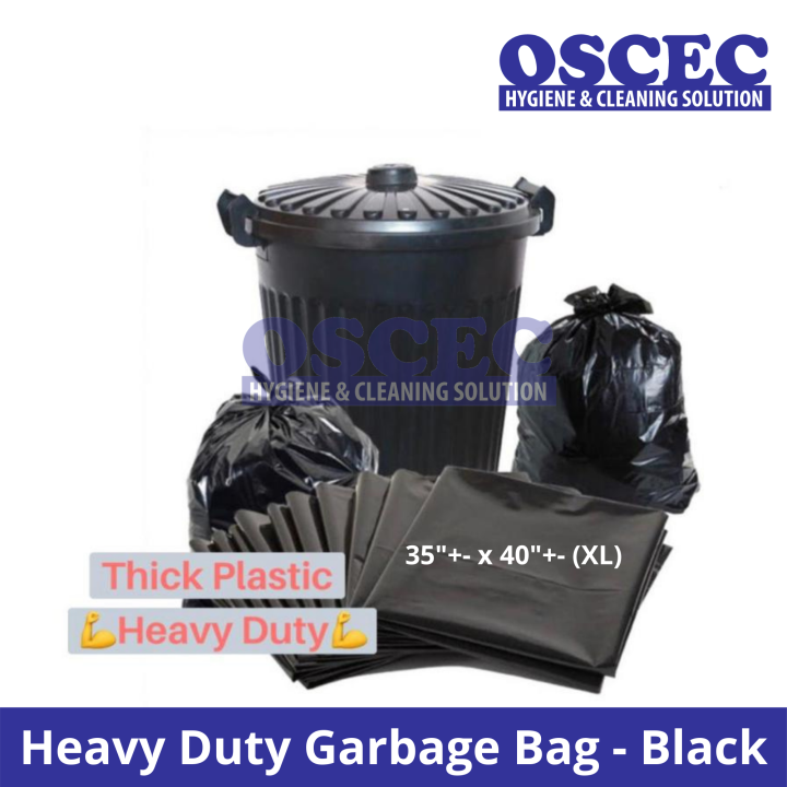 Heavy Duty Garbage Bag Plastik Sampah XL