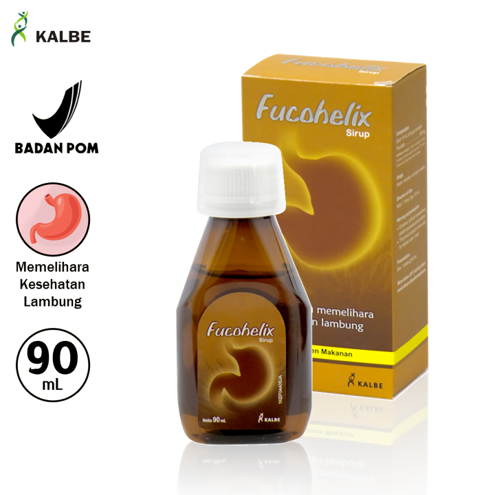 KALBE Suplemen Makanan 90 ML Fucohelix Sirup Memelihara Kesehatan ...