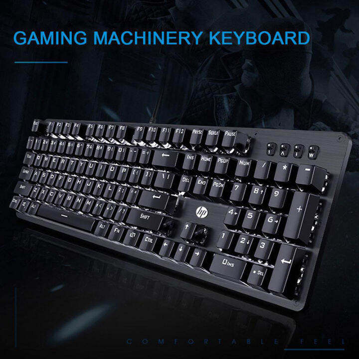 WEITECH HP GK100F Real Mechanical Keyboard Wired Mixed Backlight Gaming