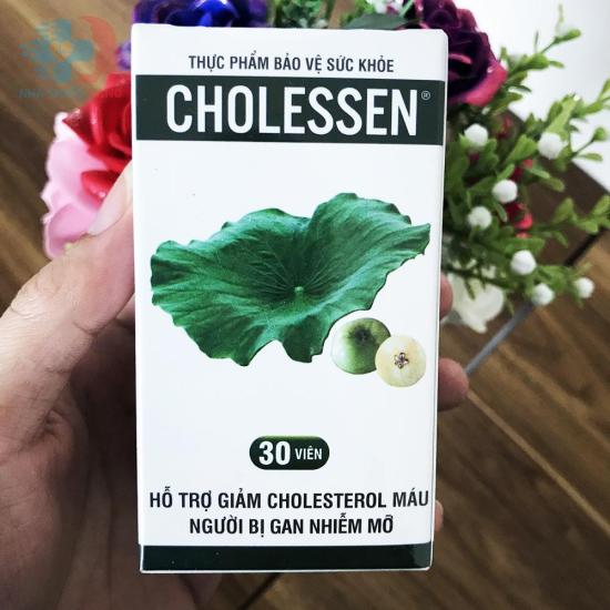 Chính hãng combo 12 hộp cholessen - hạ mỡ máu, giảm gan nhiễm mỡ, men gan - ảnh sản phẩm 3