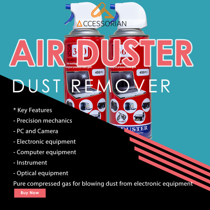 แพค2สเปรย์ลมกำจัดฝุ่นไล่ความชื้น-giga360-air-duster-450ml-2pieces-สามารถพ่นใส่อุปกรณ์อิเลคโทรนิคส์-กล้อง-เลนส์-เครื่องดนตรี-โทรศัพท์-ใช้ทำความสะอาด