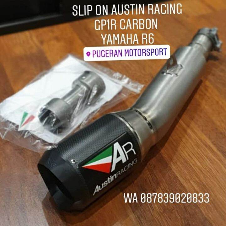 KNALPOT SLIP ON AUSTIN RACING GP1R CARBON YAMAHA R6 | Lazada Indonesia