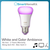 Bóng đèn LED thông minh Philips Hue White Color Ambiance E27 tách kit BH 2