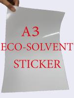 DEEFA-SEVA3 สติ๊กเกอร์ A3 สำหรับหมึก ECO-SOLVENT ผิวเงา จำนวน 20 แผ่น ECO-SOLVENT STICKER