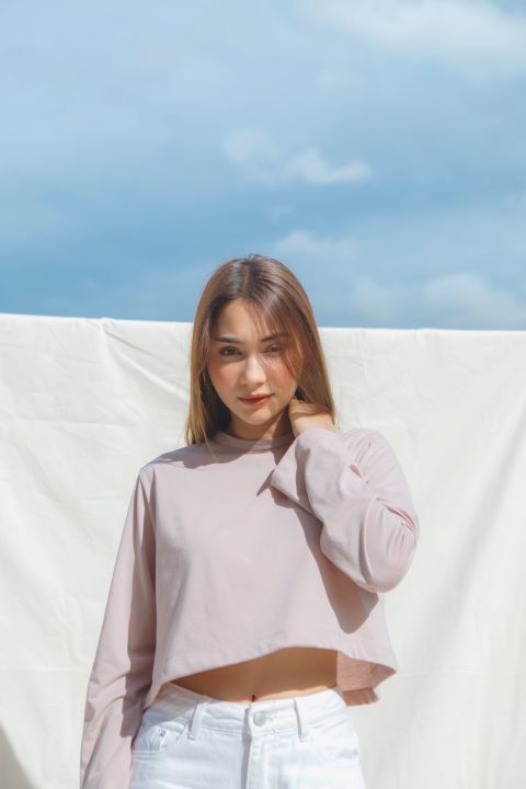 fine-long-sleeve-crop-เสื้อแขนยาวตัวสั้น-รวมสี