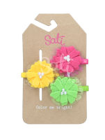 SATI-กิ๊บหนีบผม-C.TRIO FLOWER CLIP-FCF089