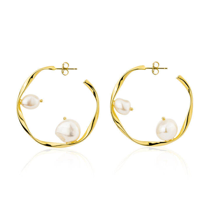 haus-of-jewelry-moana-cari-hoop-earrings-ต่างหูเงินแท้-ประดับมุกน้ำจืด-freshwater-pearl