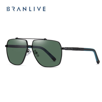 BRANLIVE D S Polarized Trendy Eco Mens Designer Shades Glasses เเว่นกันเเดด xy2