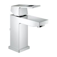 GROHE EUROCUBE ก๊อกผสมอ่างล้างหน้า (S-size) พร้อมป๊อปอัพ 23127000 อุปกรณ์ ของใช้ในห้องน้ำ สุขภัณฑ์ ของแต่งบ้าน Modern ของแต่งห้องน้ำ มินิมอล