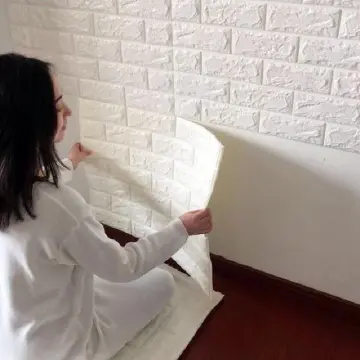 miếng xốp dán tường phòng ngủ