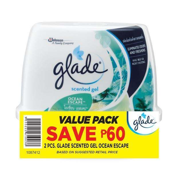 Glade Scented Gel Ocean Escape 180g Twin Pack Lazada PH