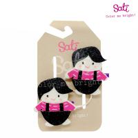 Sati - กิ๊บหนีบผม - ML. Chubby Twins Alligator Clips LC089