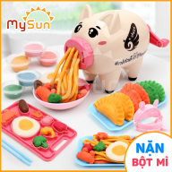 Đất sét nặn kiểu Nhật tự khô bằng BỘT MÌ an toàn cho bé tặng bộ đồ chơi nấu ăn nhà bếp mini MySun thumbnail