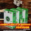 Combo 3 hộp mầm đậu nành greenlife và 1 chai tinh dầu massage vòng một - ảnh sản phẩm 1