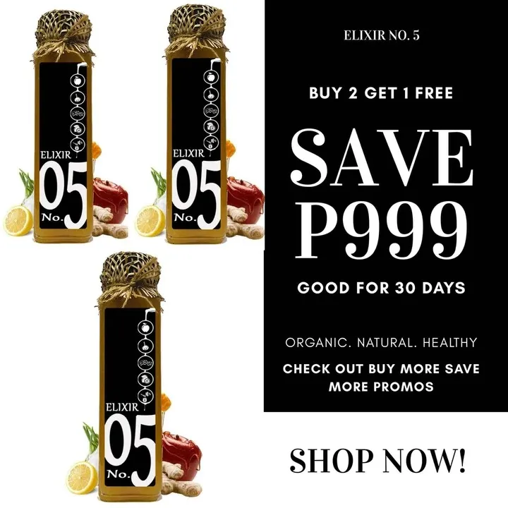 BUY 2 GET 1 FREEElixir No. 5 100 Natural Blend of Organic Apple Cider