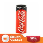Siêu thị VinMart - Nước giải khát Zero Coca Cola không đường lon 330ml