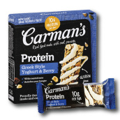 Thanh Năng Lượng Giàu Đạm Carman s Protein Bar Greek Yoghurt & Berry - Sữa Chua Hy Lạp & Quả Mọng - 200g