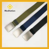 Meditation เข็มขัด เข็มขัดผู้ชาย เข็มขัดไนลอน เข็มขัดผ้า เข็มขัดยุทธวิธี เข็มขัดเดินป่า เข็มขัดทหาร หัวโลหะชุบ สวมใส่ง่าย ล็อคแน่น แข็งแรง ทนทาน สายไนล่อน เหนียว น้ำหนักเบา ไม่ต้องเจาะรู ปรับความยาวได้ตลอดเส้น ซักทำความสะอาดได้ มีหลาหลายสี ✅มีของพร้อมส่ง