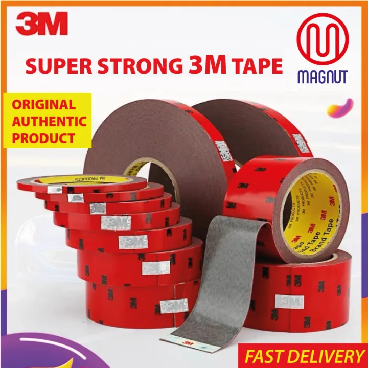 3m Super Strong Double Sided Tape Bike Bicycle Car Vehicele Tape Waterproof Outdoor Heavy Duty Self Adhesive Foam Tape One Roll 3 Meter Lazada