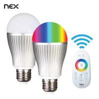 หลอดไฟ NEX LED รุ่น Bulb CC หลอดไฟเปลี่ยนสี RGB Color ได้สามารถเพิ่มและลดความสว่างของแสง ควบคุมด้วยรีโมตคอนโทรล