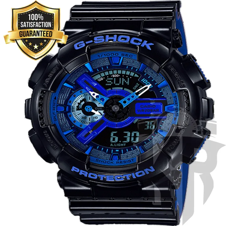 G-SHOCK Sporty Design Watch with Dual Time Display Analog-Digital ...