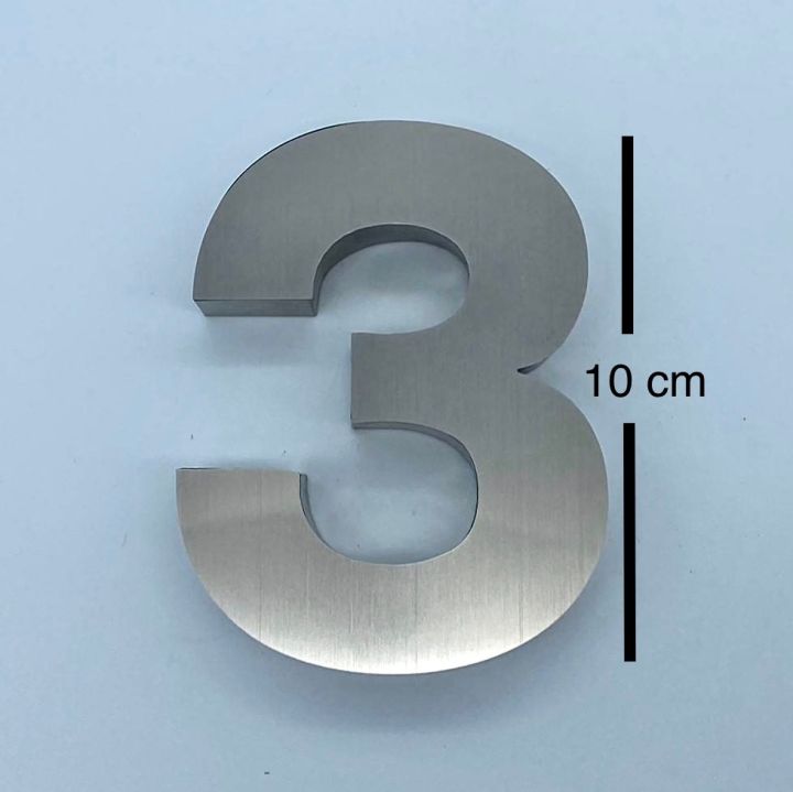 ตัวเลขสแตนเลส-ขนาด-10-cm-หนา-1-5-cm-ป้ายบ้านเลขที่-ทำจากสแตนเลส304แท้