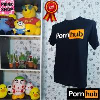 เสื้อ Pornhub สกรีน เฟล็ก #เนียนสวย #ไม่แตกไม่ลอก ผ้า cotton 100 #32 #ผ้าคุณภาพดี พร้อมส่ง