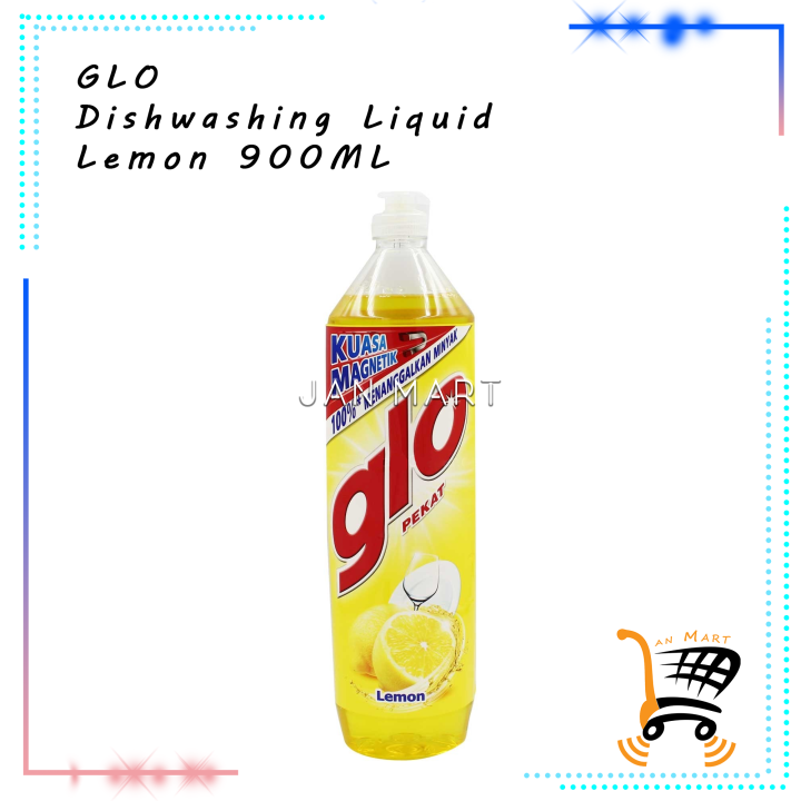 GLO Dishwashing Liquid Lemon 900ML Lazada