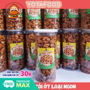 Hạt Điều Rang Tỏi Ớt Loại 1  điều nguyên  Yotafood - Hộp 500GR