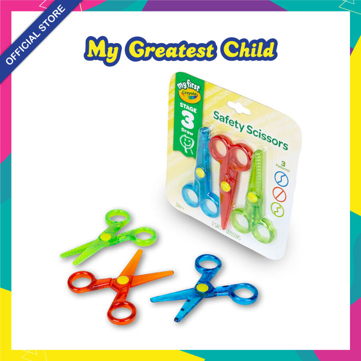 Crayola My First 3-Count Safety Scissors