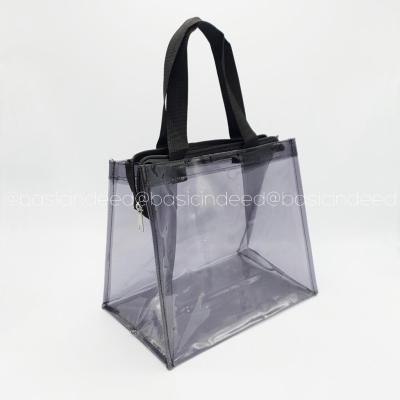Basic Indeed กระเป๋าใส [S] กระเป๋าพลาสติกใส กระเป๋าว่ายน้ำ S ขนาด 25x21x15 ซม.