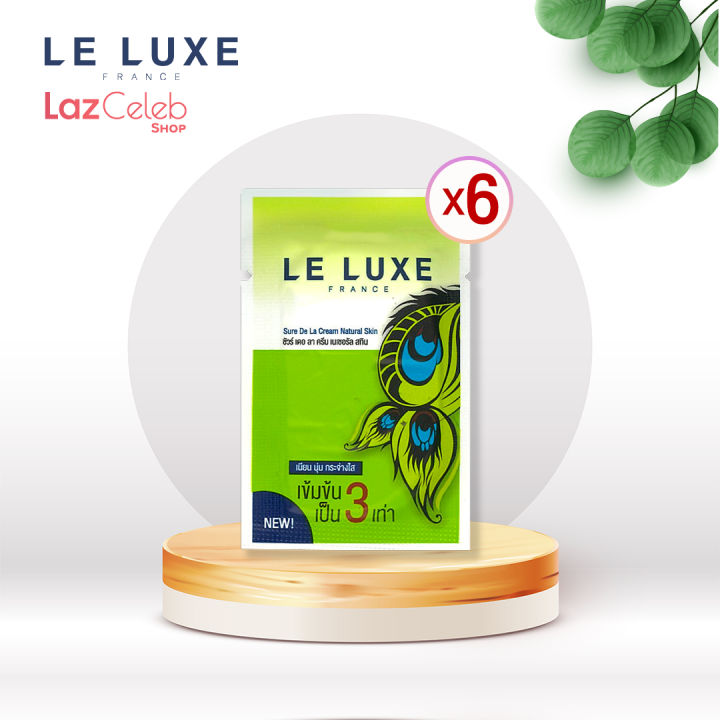 le-luxe-france-sure-de-la-cream-3-ml-ชัวร์-เดอ-ลา-ครีม-3กรัม-x-6ซอง